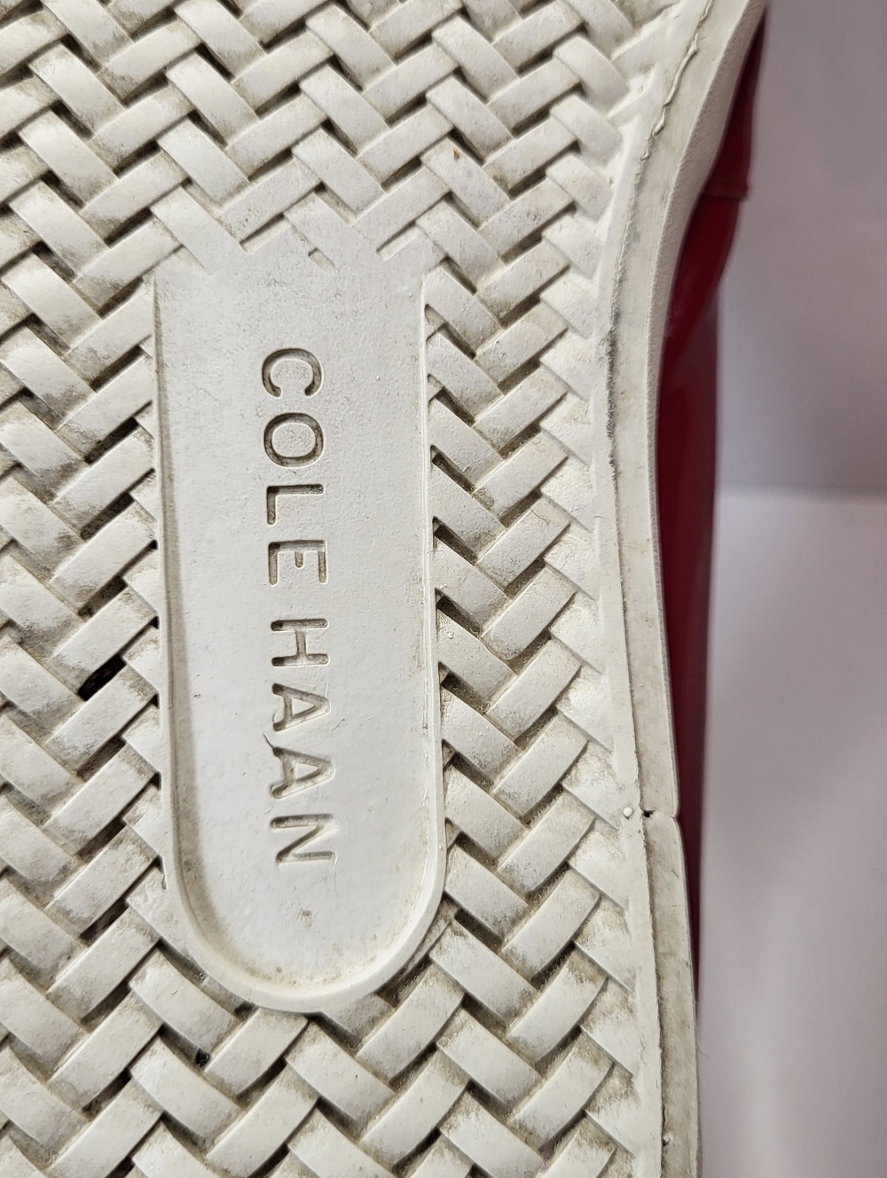 Cole Haan Pinch Maine Classic Red Patent Leather Penny Loafers Size 9.5 - Picture 15 of 15